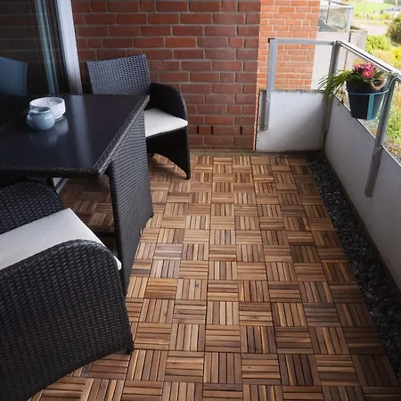 Fewo1846 - Strandperle Wassersleben - Elegantes Mit Balkon Und Meerblick Apartament *